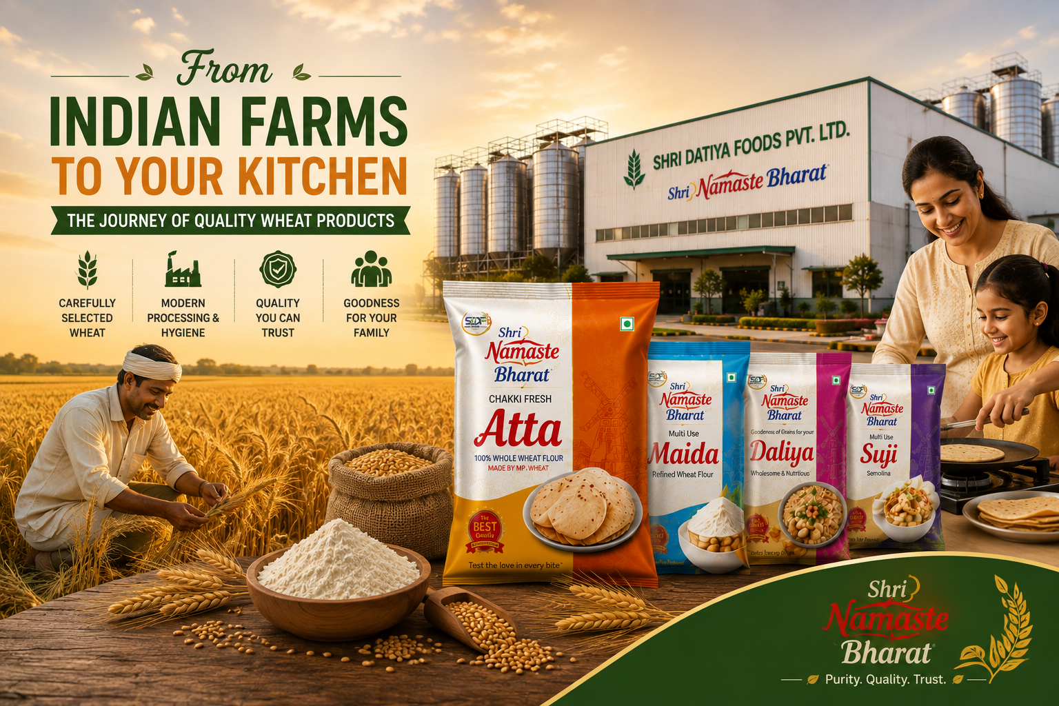 From Indian Farms to Your Kitchen | Shri Namaste Bharat